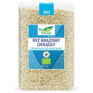 RYŻ BRĄZOWY OKRĄGŁY BIO 2 kg - BIO PLANET