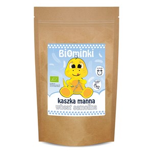 KASZKA MANNA BEZ DODATKU CUKRÓW BIO 200 g - BIOMINKI