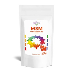 MSM SIARKA ORGANICZNA PROSZEK (1000 mg) 500 g - SOUL FARM