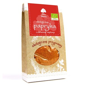 PAPRYKA SŁODKA MIELONA BIO 50 g - DARY NATURY