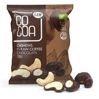 ORZECHY NERKOWCA W CZEKOLADZIE KAWOWEJ BIO 70 g - COCOA