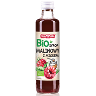 SYROP MALINOWY Z MIODEM BIO 250 ml - POLSKA RÓŻA