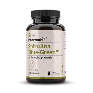 SPIRULINA BLUE-GREEN (250 mg) BEZGLUTENOWA 500 TABLETEK - PHARMOVIT (CLASSIC)