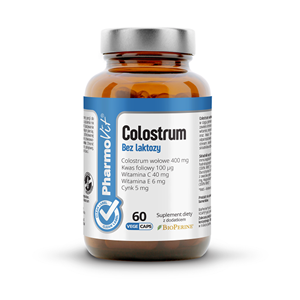 COLOSTRUM BOVINUM (400 mg) BEZGLUTENOWE 60 KAPSUŁEK - PHARMOVIT (CLEAN LABEL)