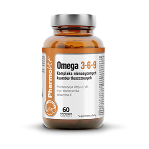 OMEGA 3-6-9 BEZGLUTENOWE 60 KAPSUŁEK - PHARMOVIT (CLEAN LABEL)