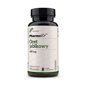 OCET JABŁKOWY (400 mg) BEZGLUTENOWY 90 KAPSUŁEK - PHARMOVIT (CLASSIC)