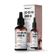 WITAMINA K2 + D3 W KROPLACH BEZGLUTENOWE 30 ml - PHARMOVIT (CLEAN LABEL)