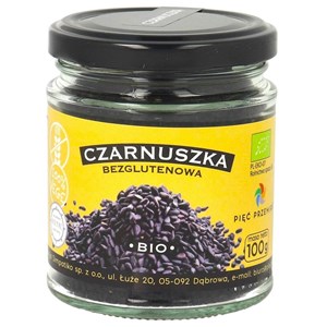 CZARNUSZKA BEZGLUTENOWA BIO 100 g - PIĘĆ PRZEMIAN