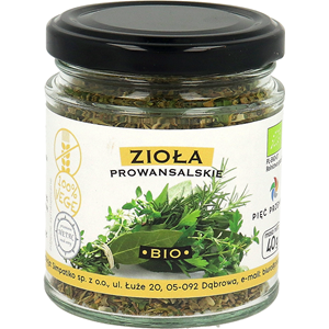 ZIOŁA PROWANSALSKIE BEZGLUTENOWE BIO 40 g - PIĘĆ PRZEMIAN
