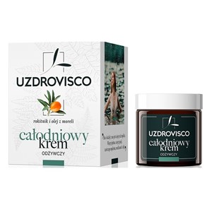 KREM DO TWARZY ODŻYWCZY NA DZIEŃ I NA NOC 50 ml - UZDROVISCO (ROKITNIK)