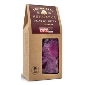 HERBATKA LIOFILIZOWANA PŁATKI RÓŻY BIO 10 g - DARY NATURY