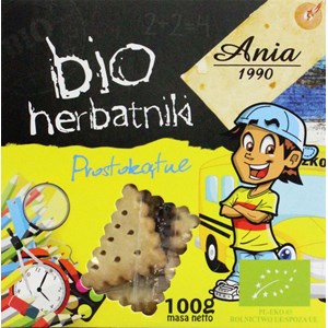 HERBATNIKI PROSTOKĄTNE BIO 100 g - BIO ANIA