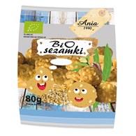 CIASTKA Z SEZAMEM BIO 80 g - BIO ANIA