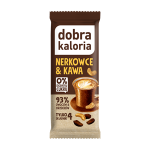 BATON DAKTYLOWY NERKOWCE & KAWA BEZ DODATKU CUKRÓW 35 g - DOBRA KALORIA