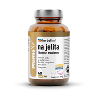 KAPSUŁKI NA JELITA I KOMFORT TRAWIENNY BEZGLUTENOWE 60 szt. - PHARMOVIT (HERBALLINE)
