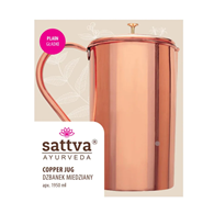 DZBANEK MIEDZIANY PLAIN 1,25 L- SATTVA (AYURVEDA)