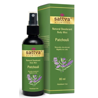 DEZODORANT - MGIEŁKA DO CIAŁA PACZULA 80 ml - SATTVA (AYURVEDA)