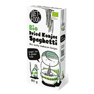 MAKARON (SUCHY KONJAC) SPAGHETTI BEZGLUTENOWY BIO 80 g - DIET-FOOD
