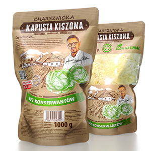 KAPUSTA KISZONA BIO 1 kg - CHARSZNICKIE POLA NATURY (PRODUKT SEZONOWY)