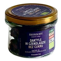 DAKTYLE W CZEKOLADZIE BEZ DODATKU CUKRÓW BEZGLUTENOWE BIO 125 g - BIOSSOM