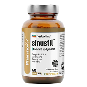 KAPSUŁKI NA KOMFORT ODDYCHANIA (SINUSTIL) BEZGLUTENOWE 60 szt. - PHARMOVIT (HERBALLINE)