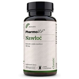 NAWŁOĆ EKSTRAKT (500 mg) BEZGLUTENOWA 90 KAPSUŁEK - PHARMOVIT (CLASSIC)