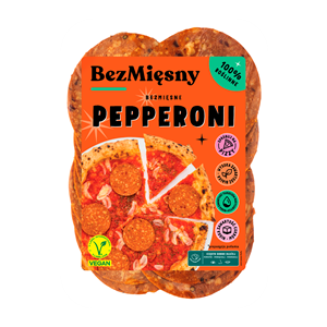 PEPPERONI ROŚLINNE PLASTRY 100 g - BEZMIĘSNY