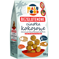 CIASTKA KOKOSOWE BEZ CUKRU BEZGLUTENOWE 100 g - MALU FOOD