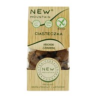 CIASTKA Z ORZESZKÓW ZIEMNYCH Z ŻURAWINĄ BEZGLUTENOWE 220 g - NEW MOUNTAIN