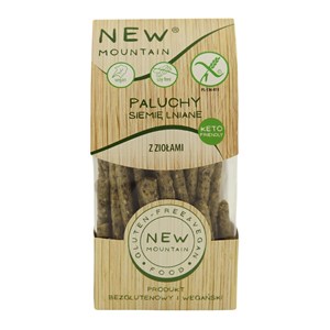 PALUCHY Z SIEMIENIEM LNIANYM I ZIOŁAMI BEZGLUTENOWE 200 g - NEW MOUNTAIN