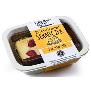 SERNICZEK Z MALINAMI BEZGLUTENOWY 200 g - ZDROWA MICHA (NA ZAMÓWIENIE)