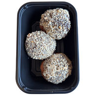 PĄCZKI W CZEKOLADZIE BEZGLUTENOWE (3 szt.) 340 g - ZDROWA MICHA (NA ZAMÓWIENIE - PRODUKT SEZONOWY)