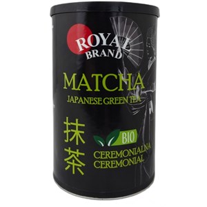 HERBATA ZIELONA MATCHA JAPOŃSKA CEREMONIALNA BIO 100 g - ROYAL BRAND