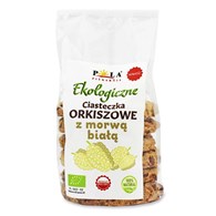 CIASTKA ORKISZOWE Z MORWĄ BIAŁĄ BEZ DODATKU CUKRÓW BIO 170 g - PIEKARNIA POLA