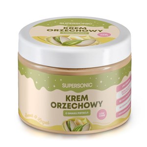 KREM ORZECHOWY Z PISTACJAMI BEZ DODATKU CUKRÓW 250 g - SUPERSONIC