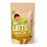 LATTE MATCHA CHAI - NAPÓJ KOKOSOWO - KORZENNY Z MATCHĄ BIO 200 g - DIET-FOOD