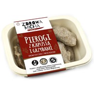 PIEROGI Z KAPUSTĄ I GRZYBAMI BEZGLUTENOWE 230 g - ZDROWA MICHA (NA ZAMÓWIENIE - PRODUKT SEZONOWY)