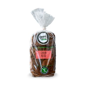 CHLEB KETO BEZGLUTENOWY 380 g - ZDROWA MICHA (NA ZAMÓWIENIE)