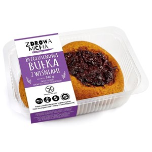 BUŁKA Z WIŚNIAMI BEZGLUTENOWA 310 g - ZDROWA MICHA (NA ZAMÓWIENIE)
