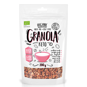 GRANOLA KETO BIO 200 g - DIET-FOOD