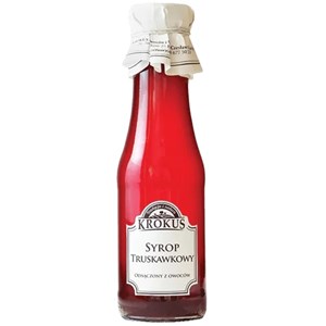 SYROP TRUSKAWKOWY BEZGLUTENOWY 355 g (280 ml) - KROKUS