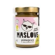 KREM PISTACJOWY Z SOLĄ HIMALAJSKĄ SUPER SMOOTH BEZGLUTENOWY 290 g - MASLOVE