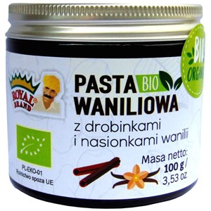 PASTA WANILIOWA BIO 100 g - ROYAL BRAND