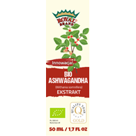 ASHWAGANDHA EKSTRAKT W KROPLACH BIO 50 ml - ROYAL BRAND