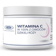 WITAMINA C Z DZIKIEJ RÓŻY W PROSZKU (1000 mg) 300 g - JANTAR