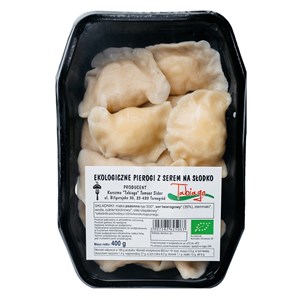 PIEROGI Z SEREM NA SŁODKO BIO 400 g  - KARCZMA TABIAGO (NA ZAMÓWIENIE)