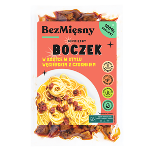 BEZMIĘSNY BOCZEK W KOSTCE W STYLU WĘGIERSKIM Z CZOSNKIEM 100 g - BEZMIĘSNY