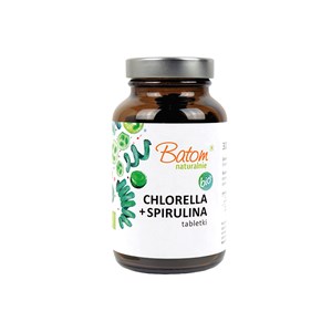 CHLORELLA + SPIRULINA BIO 240 TABLETEK - BATOM