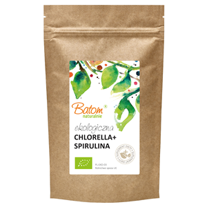 CHLORELLA + SPIRULINA BIO 500 TABLETEK - BATOM