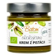 KREM Z PISTACJI PRAŻONYCH 100 % BIO 180 g - BATOM